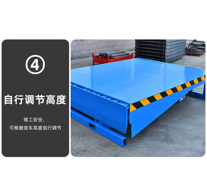 Hydraulic loading and unloading platform